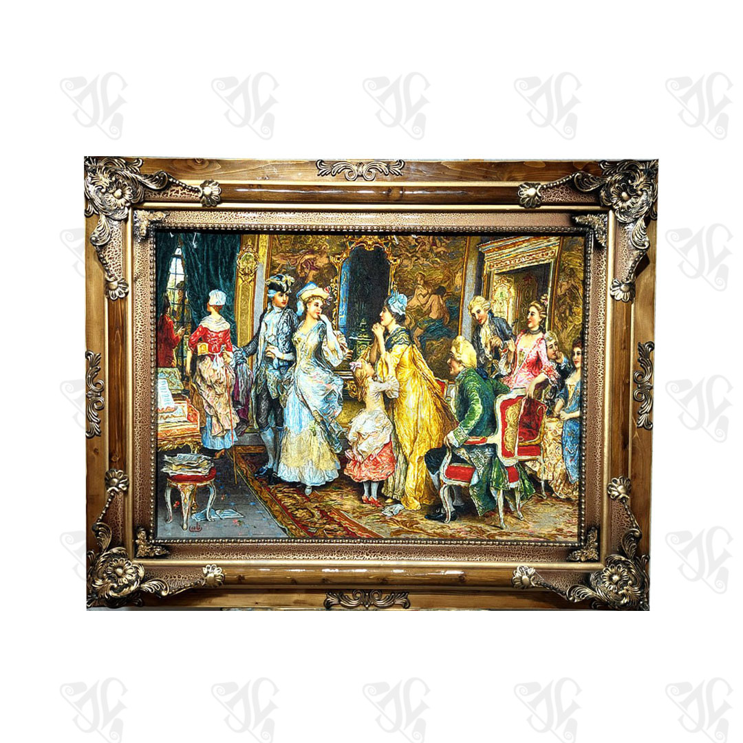 The Hand-Woven Tabriz Silk Rug (Catherines Farewell)