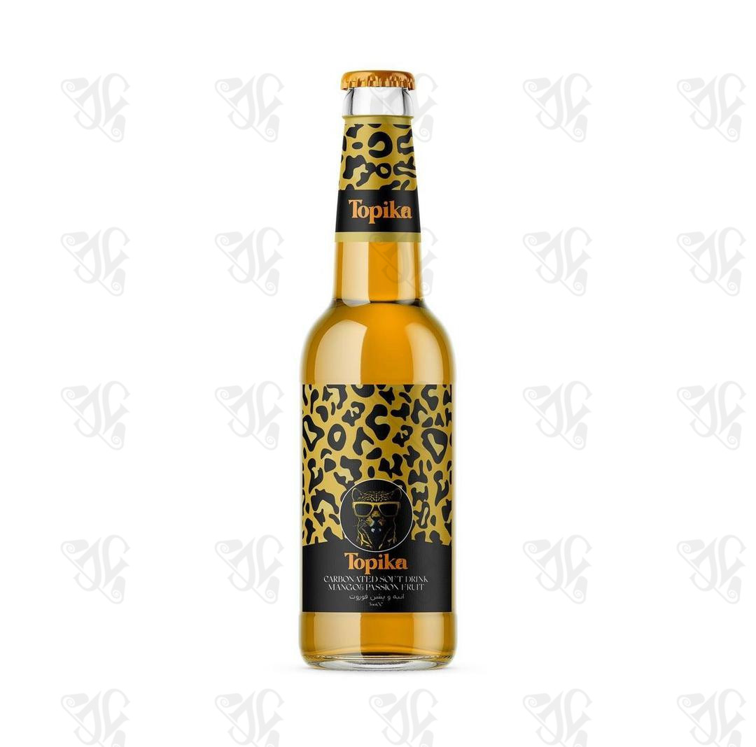 Topika Sparkling Drink with Passion Fruit Flavor: A Journey to a World of Tropical Tastes(330cc)