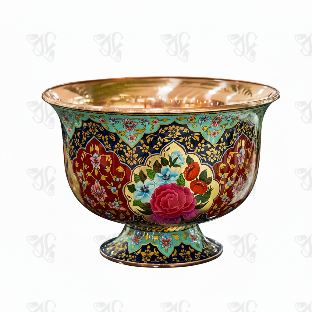 The Copper Enamelware Bowl