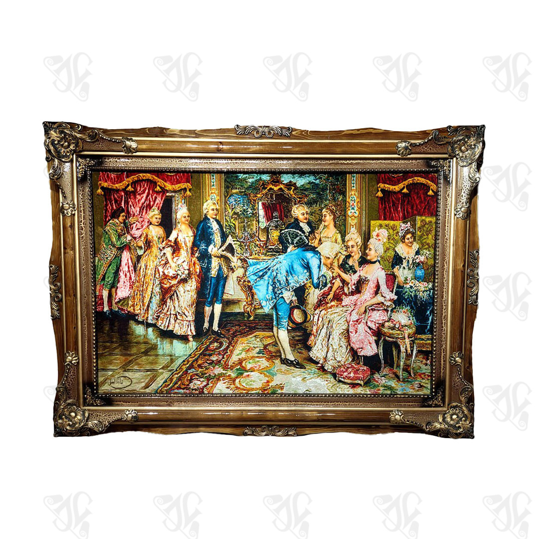 The Hand-Woven Tabriz Silk Rug (Hand Kiss)