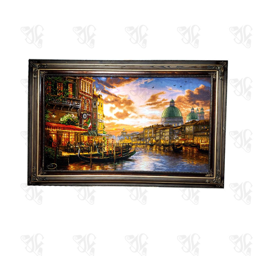 The Hand-Woven Tabriz Silk Rug -Venice-110*175