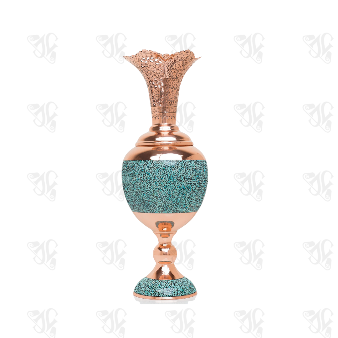 Handmade Turquoise Inlaying Hyacinth Vase
