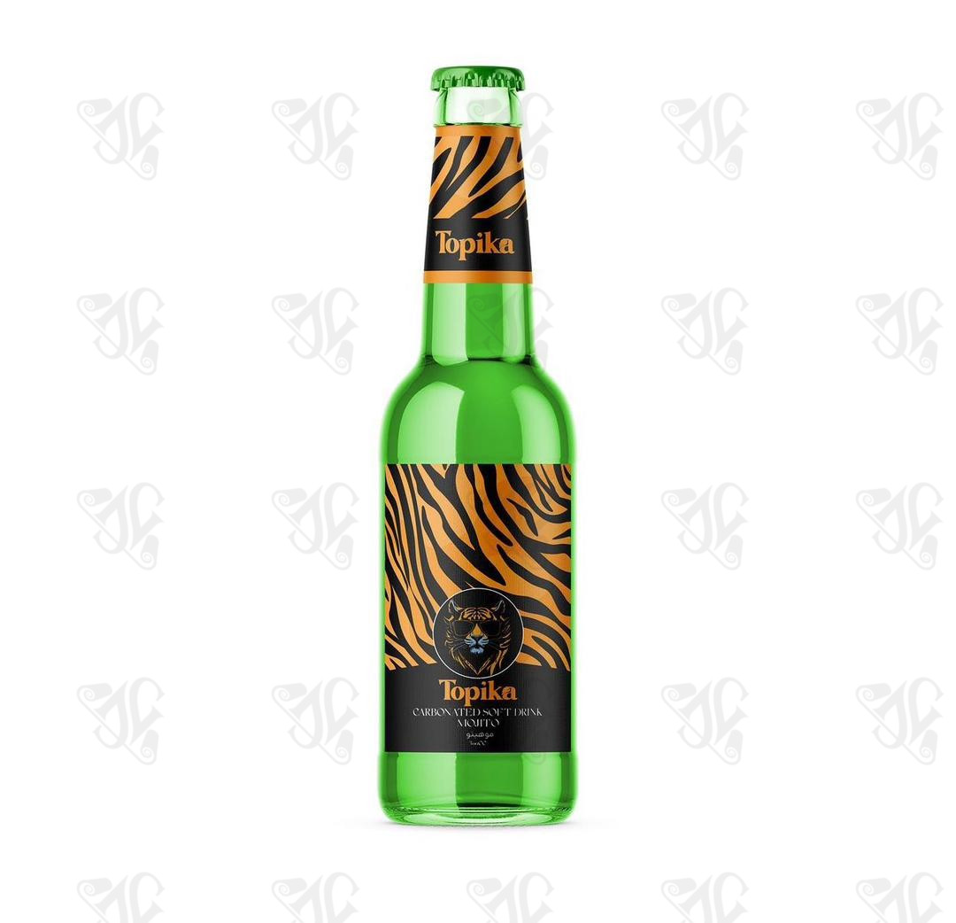 Topika Sparkling Drink with Mojito Flavor: A Refreshing Oasis in a Bottle(330cc)