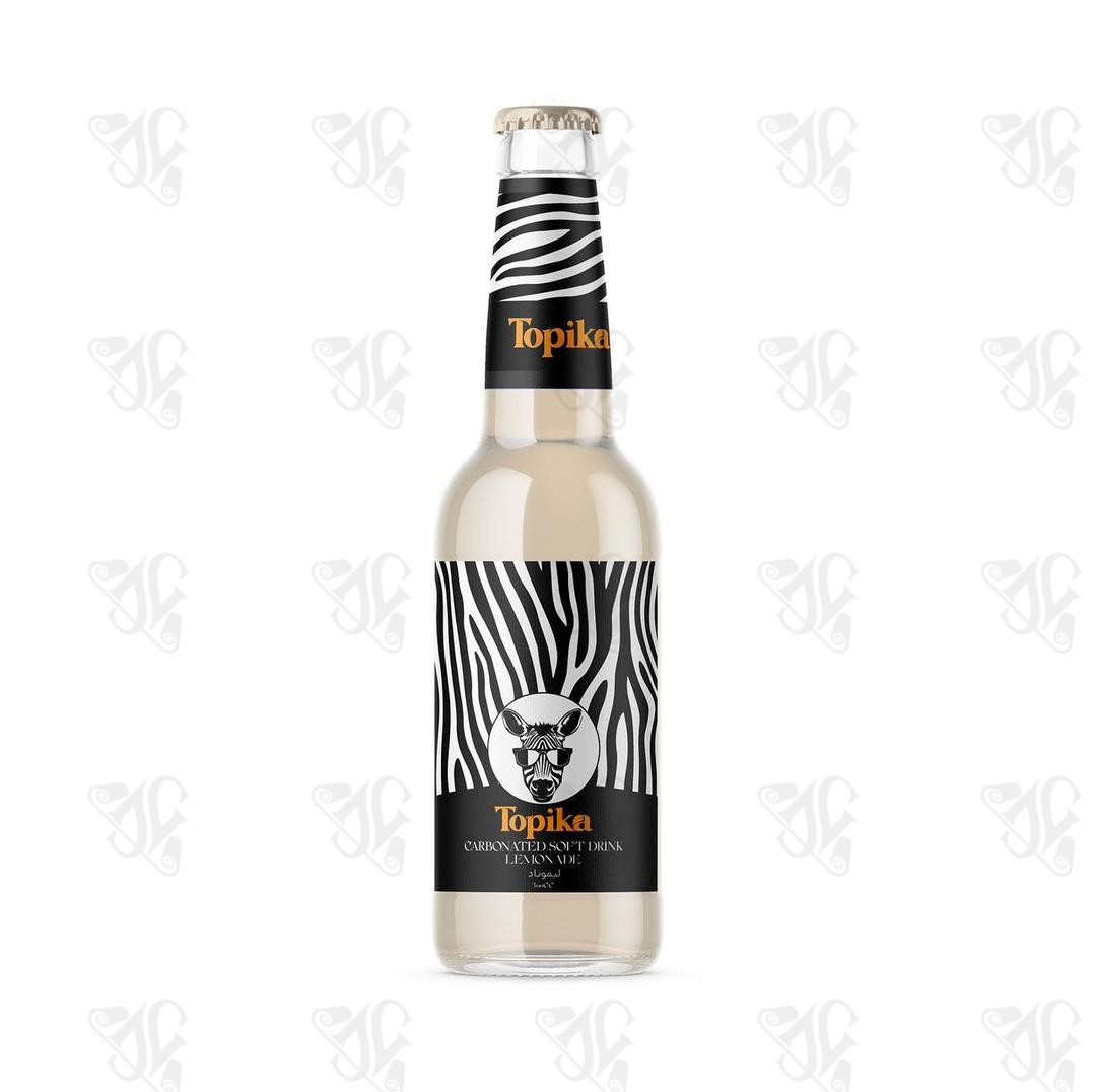 Topika Sparkling Drink with Lemon Flavor: Coolness and Freshness in a Bottle(330cc)